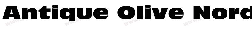 Antique Olive Nord D字体转换